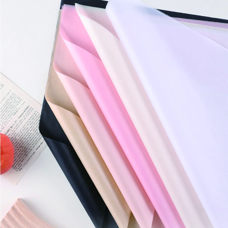 Recyclable Coated Craft Paper Roll Custom Printed Logo Flower Bouquet Newspaper Tissue Paper for Gift Wrapping