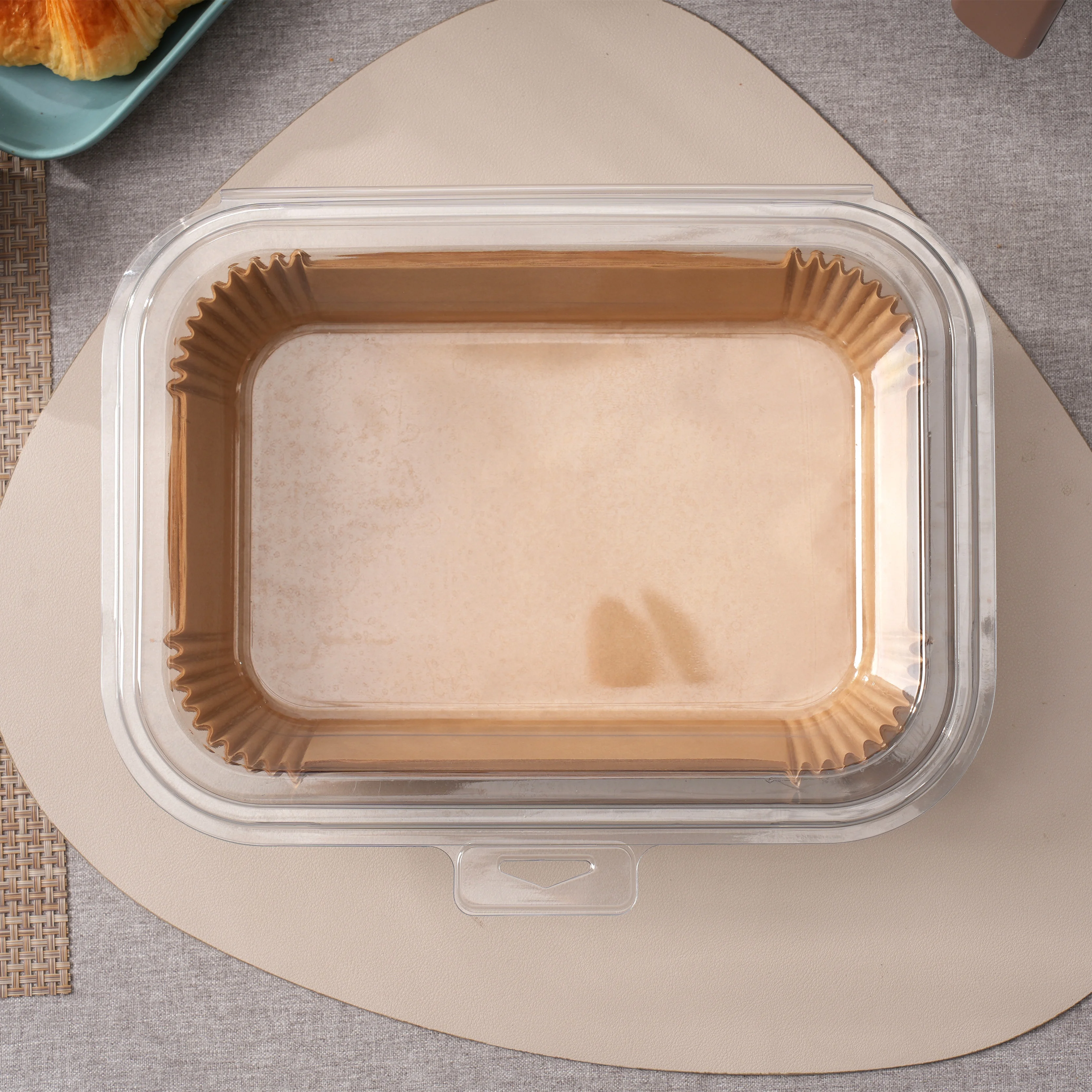 Hot Sale Air Fryer liner rectangle 8.6x5.5in  Air Fryer Parchment liner Ninja Gourmet Double Air Fryer accessory baking paper