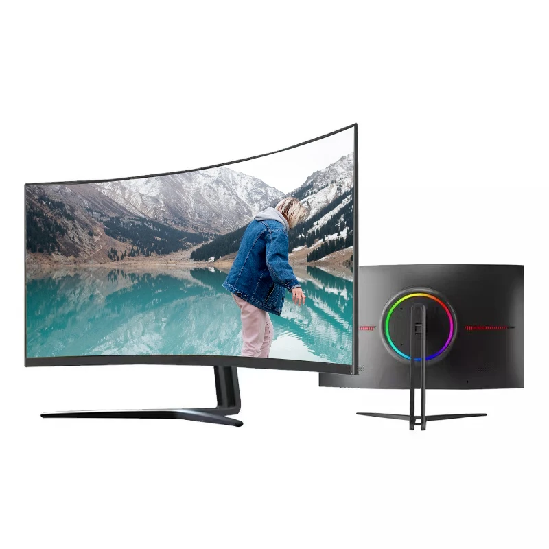 27 дюймов QHD 2K 165 Гц 144 LED LCD игровой изогнутый монитор компьютера ПК с функцией RGB