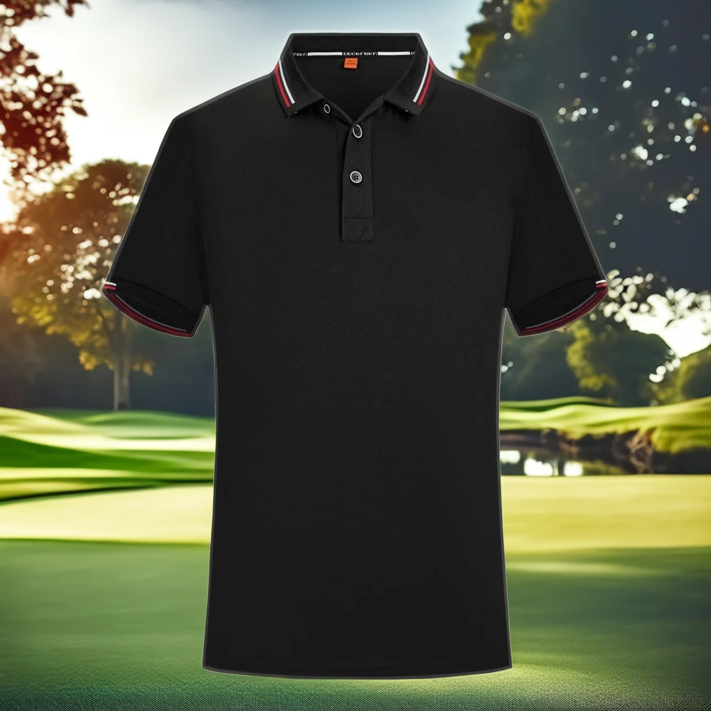 Navy blue tshirt Custom Mens Golf Polo Shirts With Embroidery Logo tee shirt dress for women