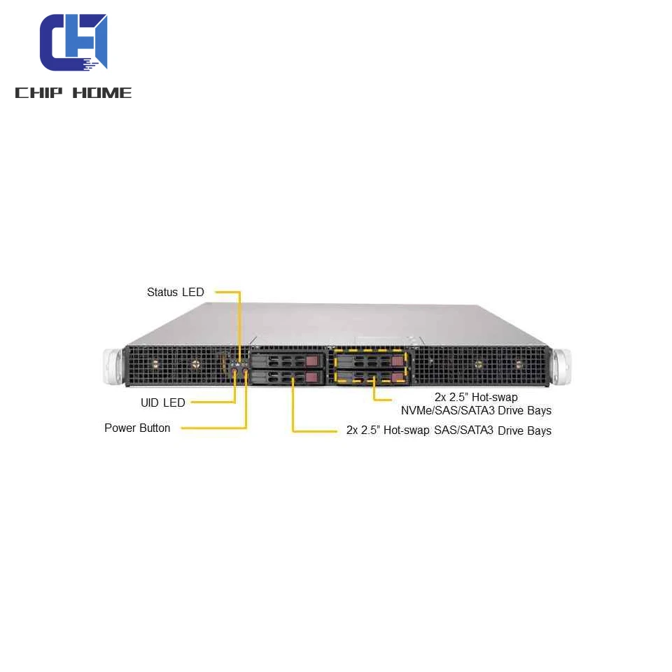 3 GPUs in 1U Passive GPUs Super-micro Super Server SYS-1029GP-TR