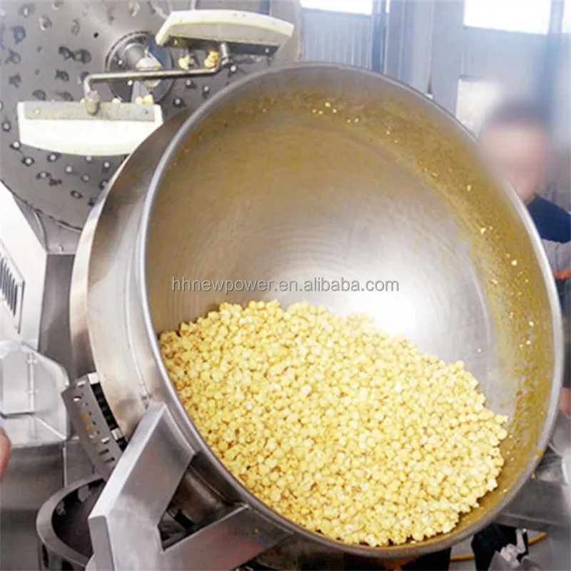 High-quality Large Automatic Industrial Popcorn Machine/Popcorn Machine Production Line Commercial Factory Use