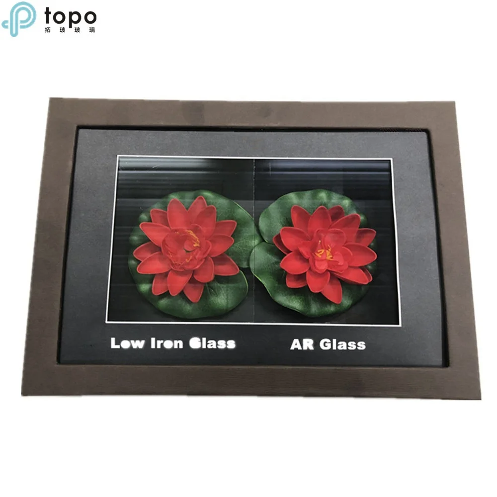 
95.8% Light Transmittance Anti Reflective Ar Glass for Museum (AR-TP) 