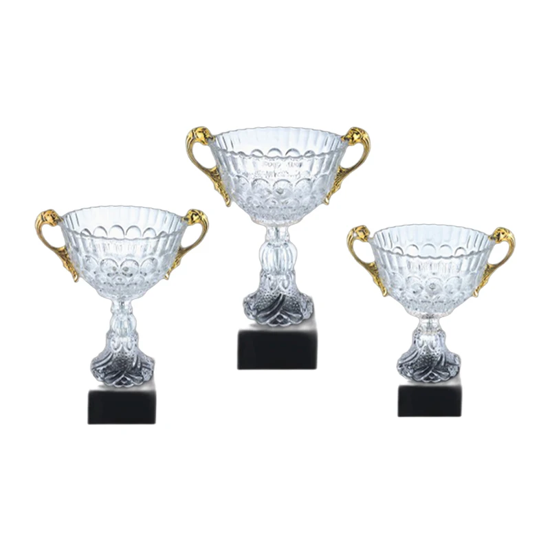 customized 3d horse shape antique copper plating metal trophy with wooden base