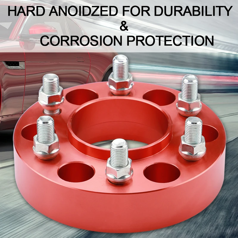 SM Custom 4 5 6 8 Lugs Aluminum Alloy Car Hubcentric Adapter Studs Forged Wheel Spacers