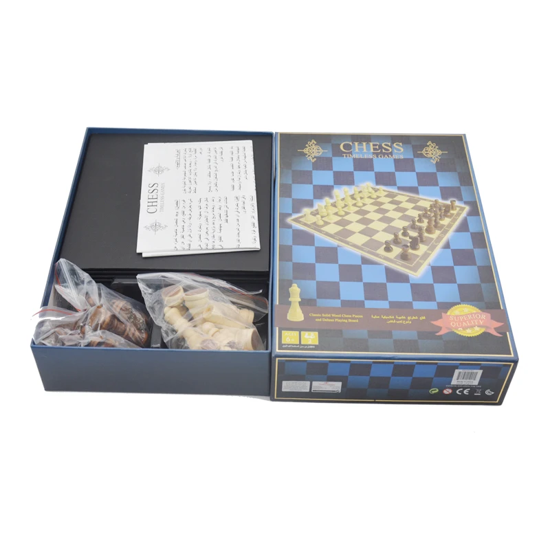 Уникальная деревянная шахматная игра с принтом на заказ, настольные игры для детей