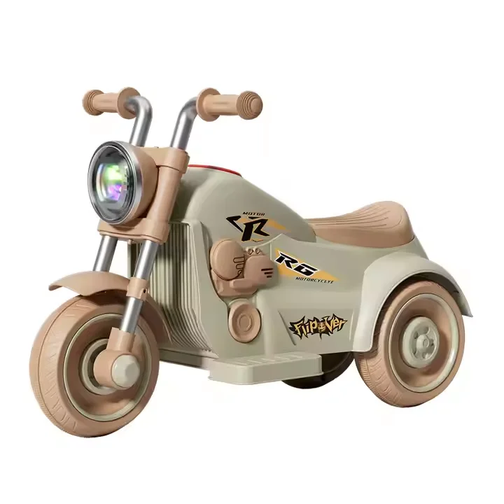 Baby ride on car pedal kids motorcycle Early education features motorcycles Plastic Ride Scooter