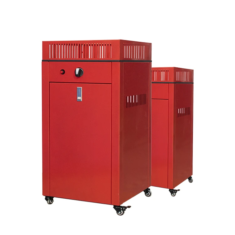 Square Clear Tempered gas fire pit 9.5KW CE approved indoor home use catalytic LPG gas mobile cabinet heater with ODS