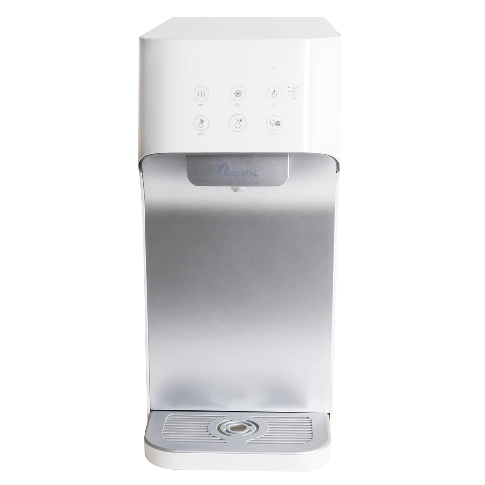 china hot and cold countertop water filters dispenser , hot and cold water cooler dispenser with filter
