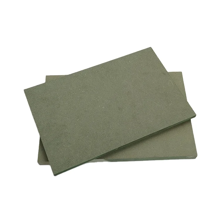 Manufacturing 3mm 6mm 9mm 12mm 18mm hdhmr board green color mdf sheets waterproof mdf board fiberboard price lebanon mdf price