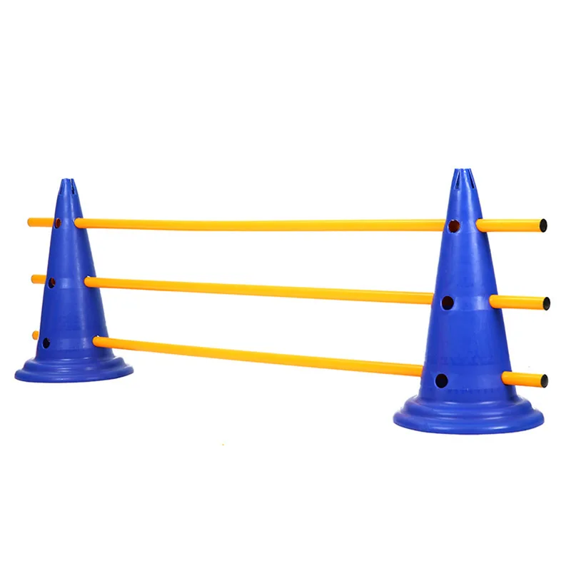 Speed Training Agility Hurdles Cone  agility pole Set for Athletes 30cm 50cmfor Soccer Football dog agility training set