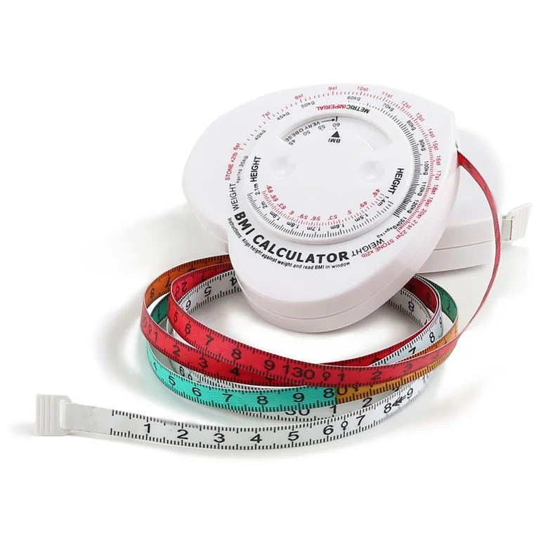 1.5m bmi scale medical body mass meetlint weight measurement index measuring tape body tape measure with logo custom