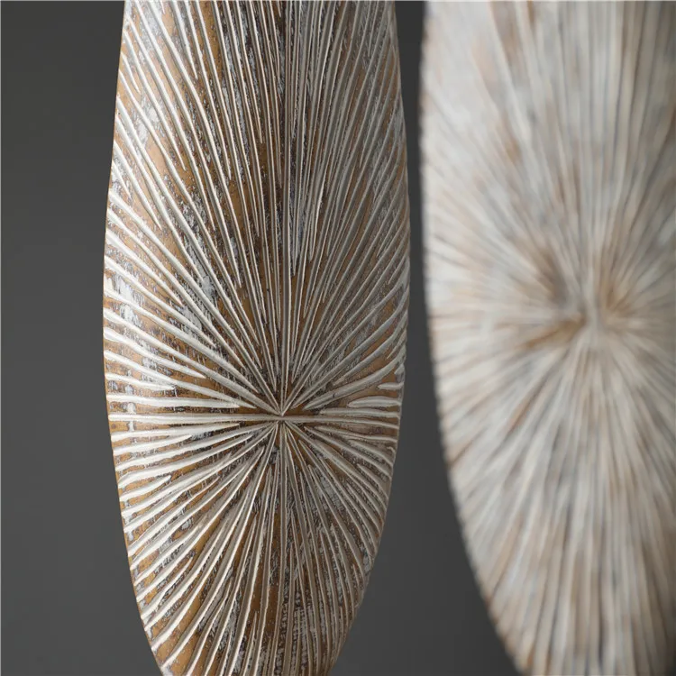 High quality classic resin decor sculptural resin crafts white home decoration for desk living room