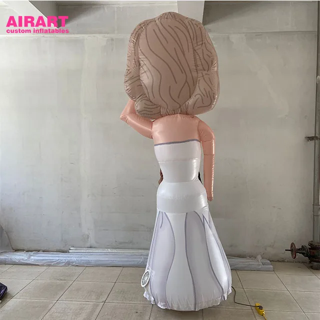 
Giant custom design inflatable bride and groom for wedding entrance decoration 