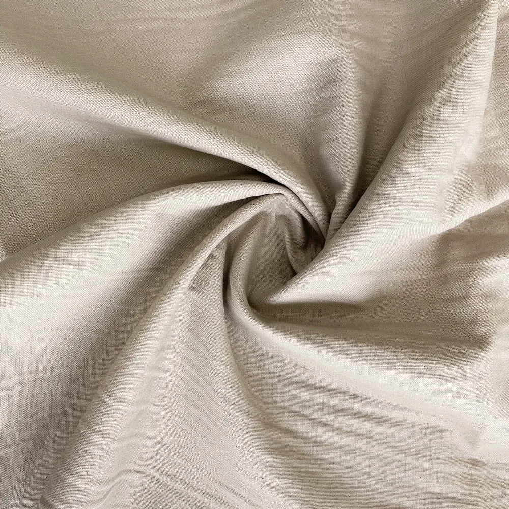 High quality with cheap hemp linen stretch organic cotton clothed fabric production hemp woven fabric
