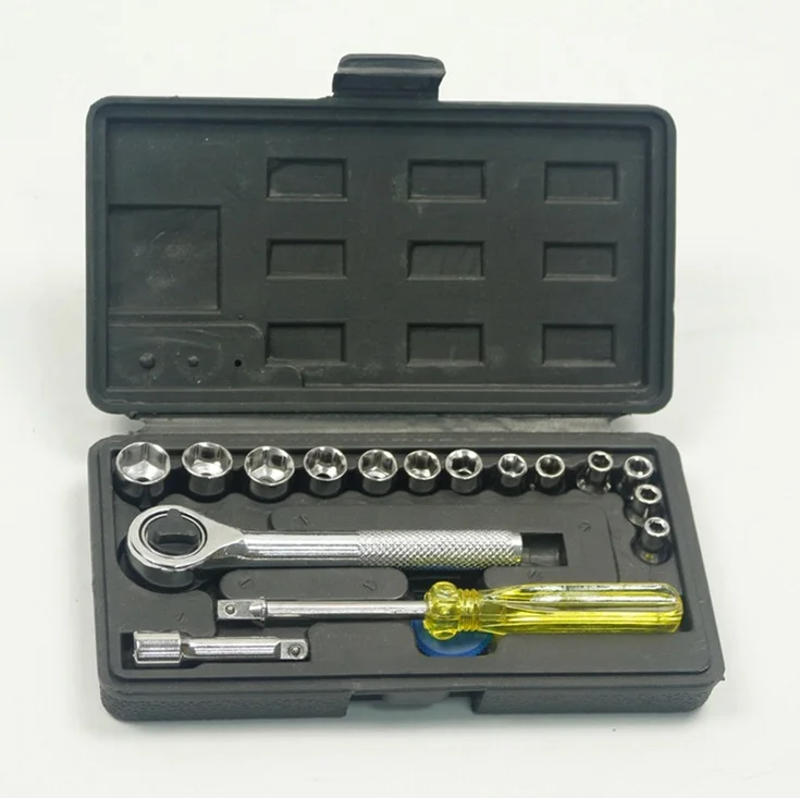 Cheap Price Promotion Use 17 Piece Wrench Tool Organizer Sockets Multi Tool Set Kit