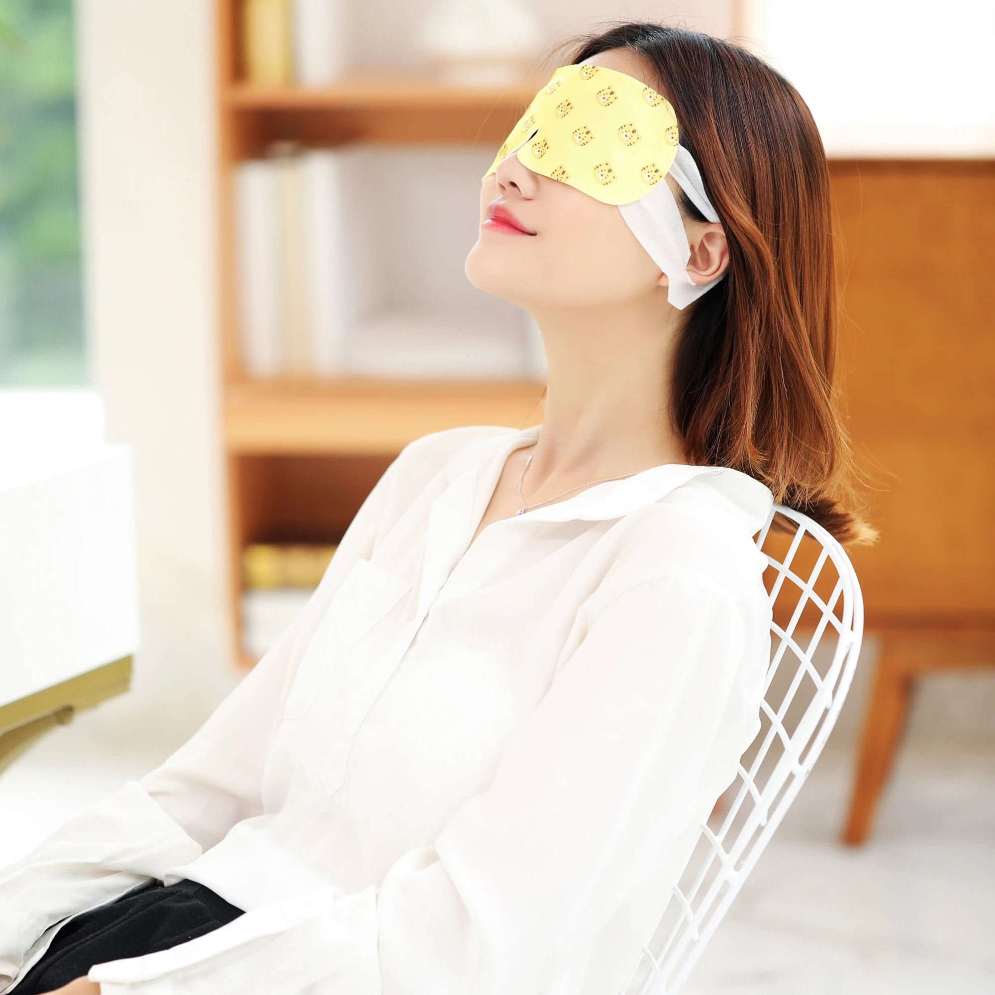 
2021 OEM fuqin brand cotton eye gel mask 6 flavors steam eye mask 