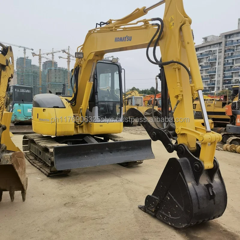 Original 7 tons used komatsu excavator pc78us mini digger equipment PC78 with hydraulic Thumb from Japan
