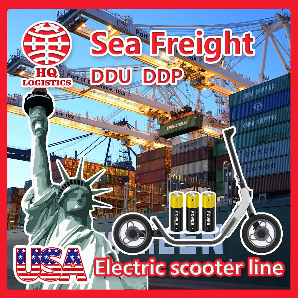 Cheap ddp Sea Freight Shipping Service For self balance electric scooters From China to USA CHARLESTON
