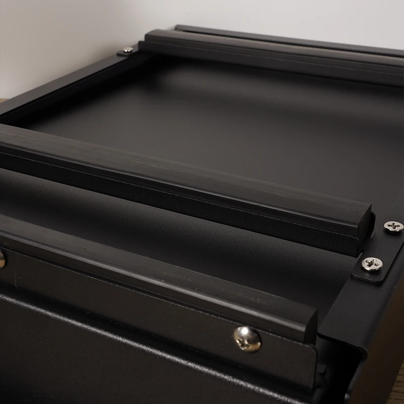 New Style Iron Matt black Coffee Grounds Knock Box Detachable with Drawer knock box