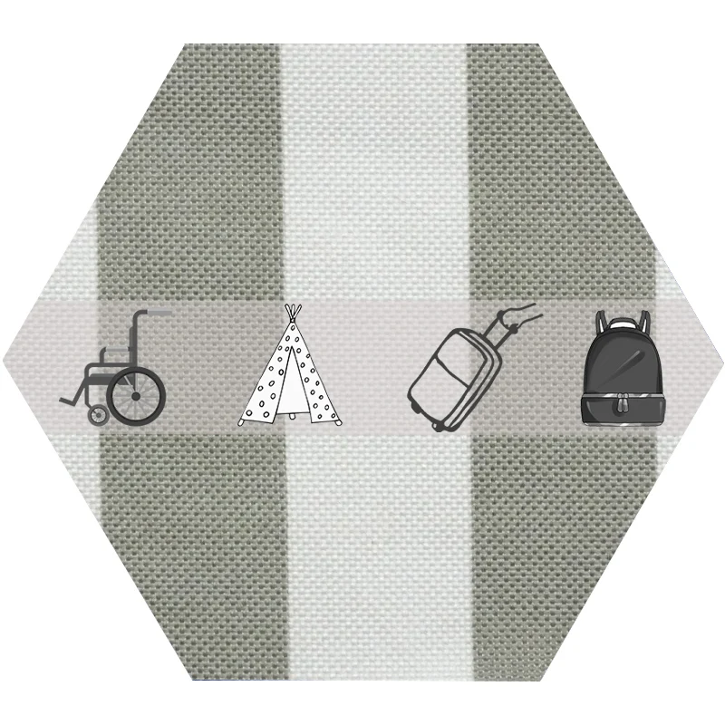 Водонепроницаемая ткань Оксфорд 1680D из полиэстера с ПВХ покрытием