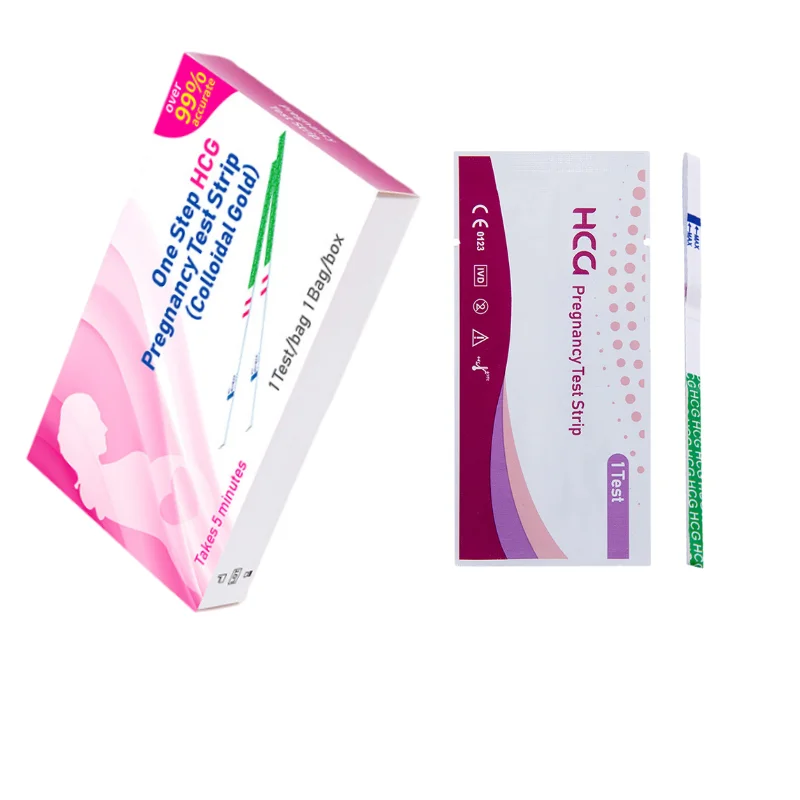 Wholesale medical tested stripping Urine One Step Rapid CE approved HCG Pregnancy Test Strip