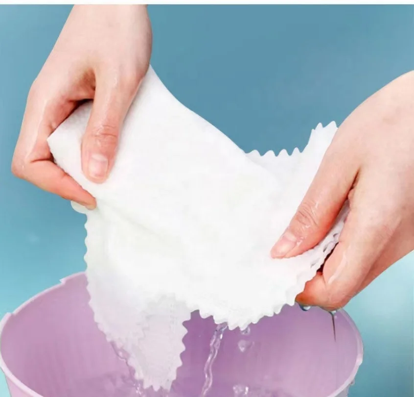 Lazy rags gloves multi-functional cleaning household artifacts non-woven dry and wet rags disposable dust gloves