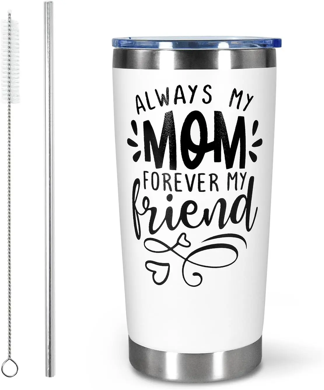 RTS USA Free Shipping 20oz Double Wall Stainless Steel Vacuum Tumbler Colorful Coffee  Mug Special Gift for Mom and Grandma