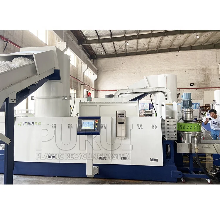 plastic recycling machine granulator 600kg/h