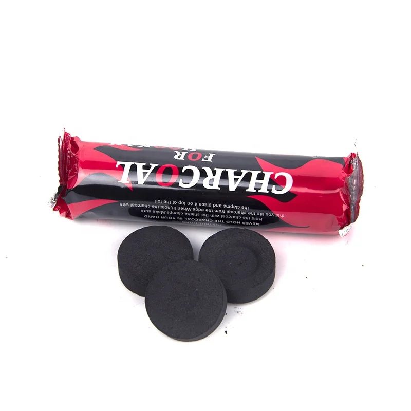 
Manufacturers selling 33 mm fast-burning Arab hookah charcoal smoke-free mechanism charcoal carbon barbecue charcoal 