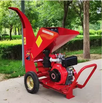 CE certified large capacity wood crusher Efficient forest power cyclone wood crusher