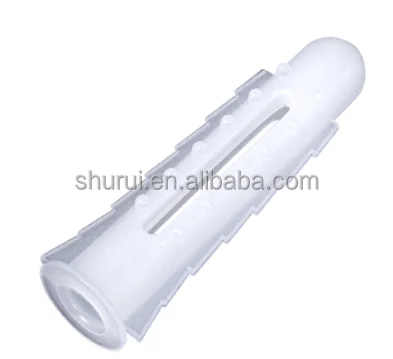 100pcs Standard Wall Plug Drop-In Anchor Nylon Plastic Expansion Concrete Anchor Wall Insulation Anchor