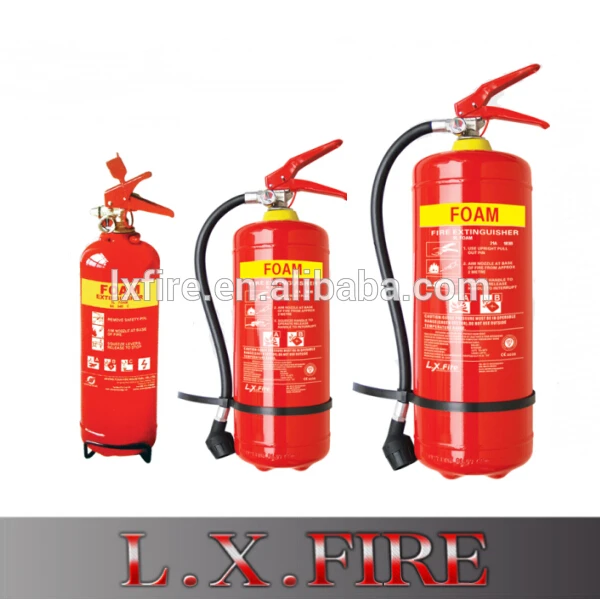 CE Certified 6L Portable Steel Foam Fire Extinguisher Stand EN3 Approved Foam Extintor for Sale