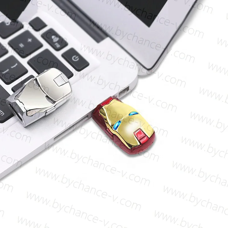 Классный деловой подарок супергерой Железный человек американский капитан USB-флеш-драйвер креативный U-диск 8 г 16 32 64 128 для офиса