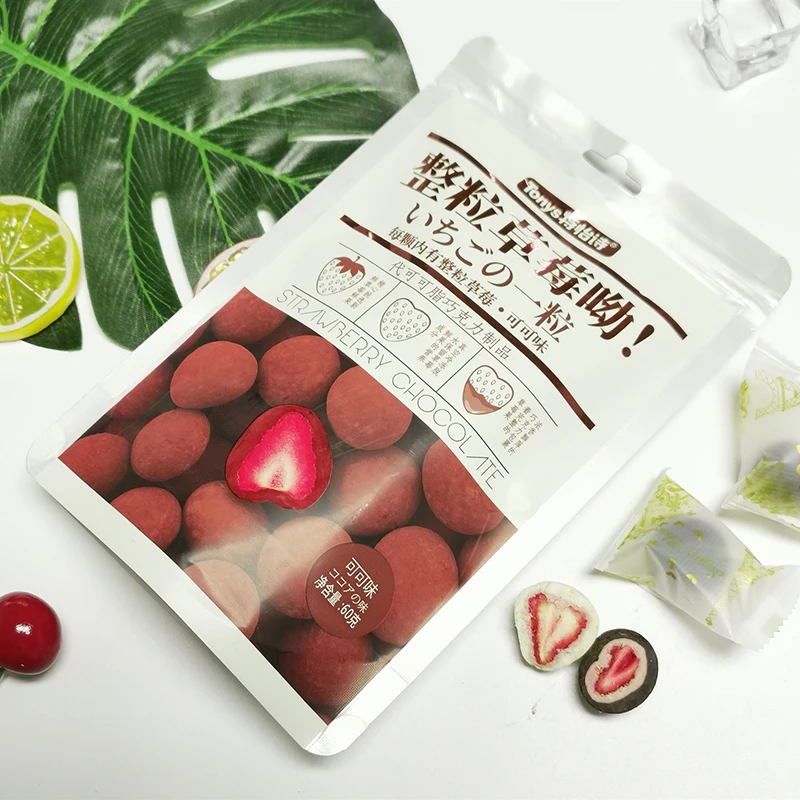 tonys popular chocolate strawberry flaovr Fruit freeze dry strawberry matcha flavor exotic snacks