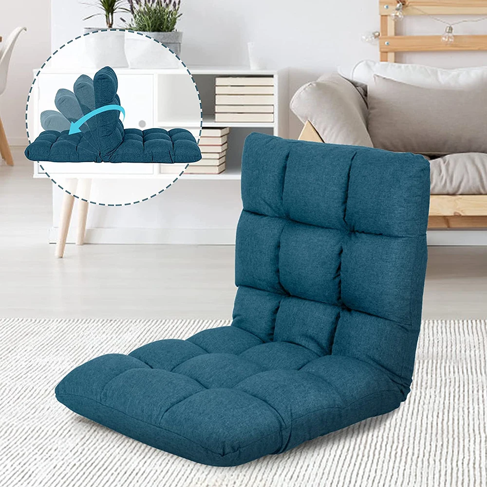 Hot Sale Lazy Foldable Sofa Without Legs Tatami Bed Backrest Chair Bedroom Single Living Room Sofa Sets