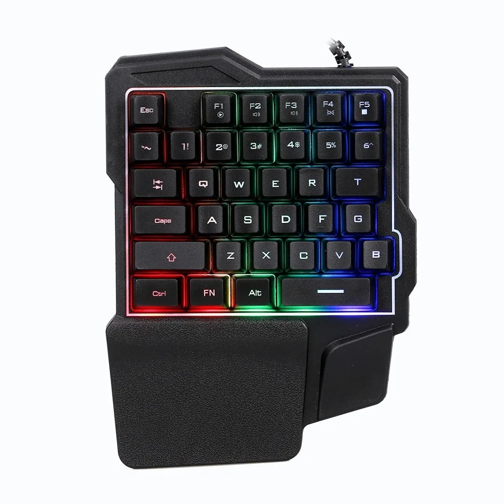 Ready to ship one hand keyboard for gaming computer