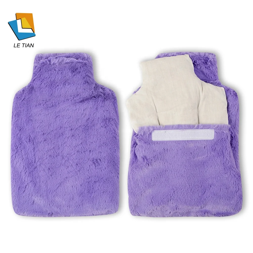 Flower printing microwave heated wheat bag