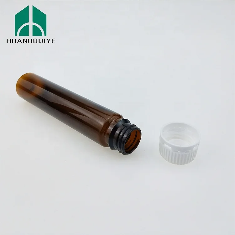 10ML 15ML 20ML 25ML 40ML Oral Liquid Tubular Bottle Avoid Light Security Caps Collagen PET Bottle Long Tube Plastic Bottle