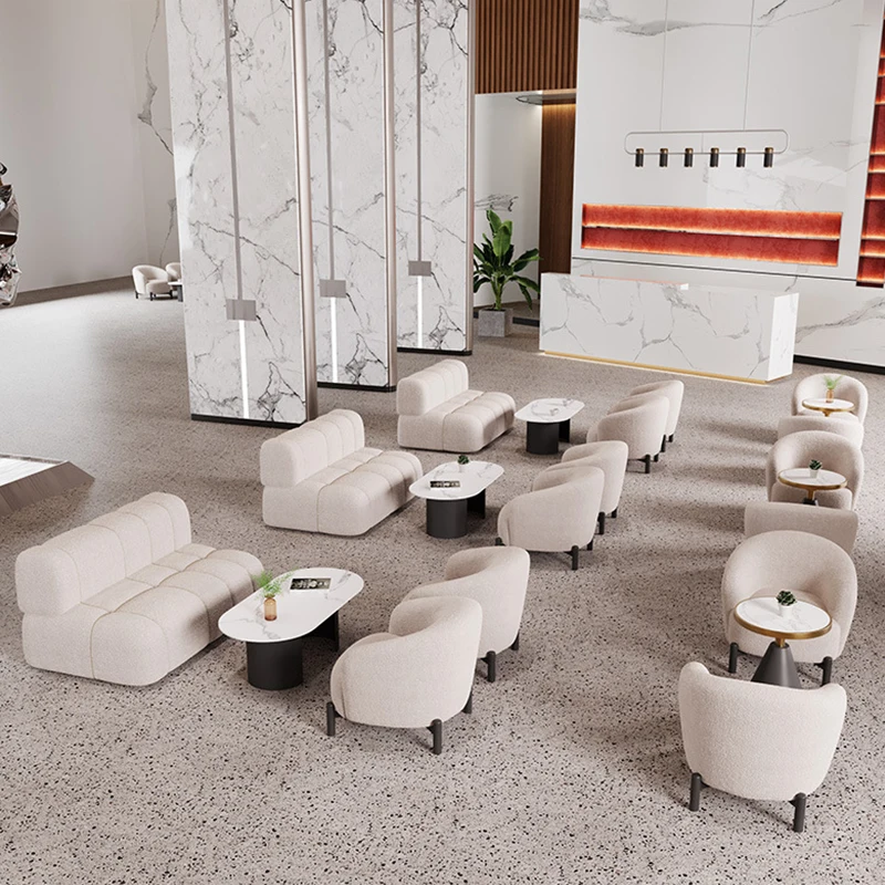 Factory Price Cafe booth sofa 2023 NEW sofa set furniture living room modern luxury white modular