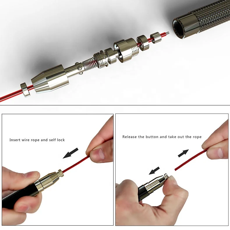 
Metal Easy Self-locking Weighted Adjustable High Speed Skipping Jump Rope Training Aluminium Aluminum,pu Rope Fitness Exercise 