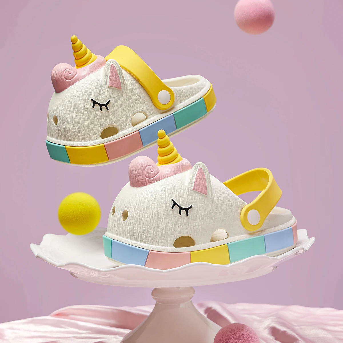 Cheerful Mario Children Waterproof Summer Clogs Unisex non-slip kids unicorn baby cartoon beach EVA Wholesale shoes