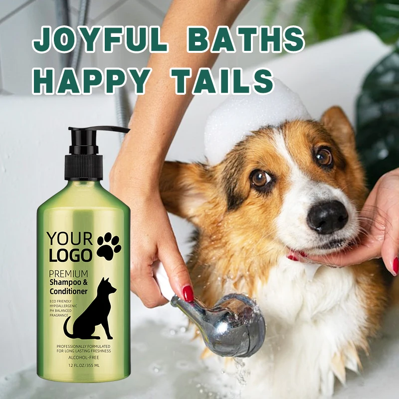 NaturalIdeal 12 Oz Moisturizing, Anti-inflammatory and Hypoallergenic Botanical Formula Pet Shampoo for Dogs & Cats
