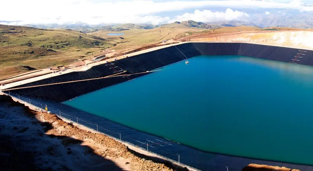 Полипропиленовая подкладка для пруда высокой плотности для рыболовной фермы, проект в Guiyang, толщина 0,5 мм