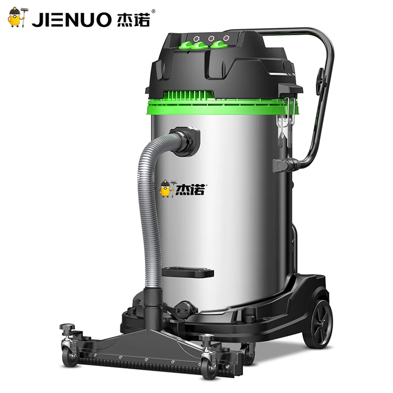 JIENUO 301T 100L/26Gal High Power 3000W Stainless Steel Tank Heavy-Dust Large Industrial Vacuum Cleaner Wet and Dry
