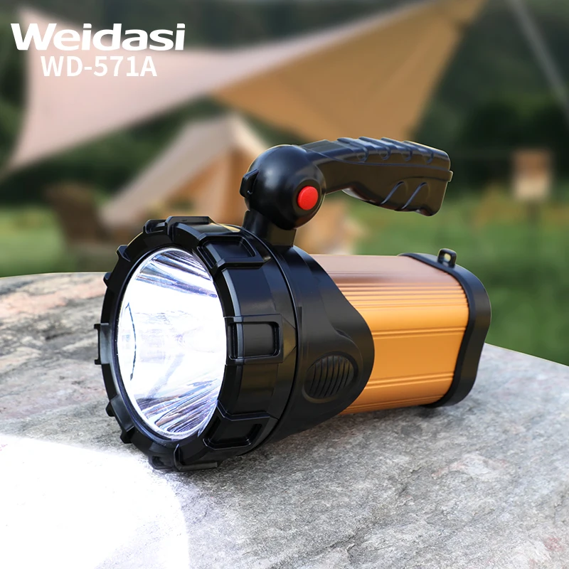 High power handheld LED search light rechargeable led emergency searchlight