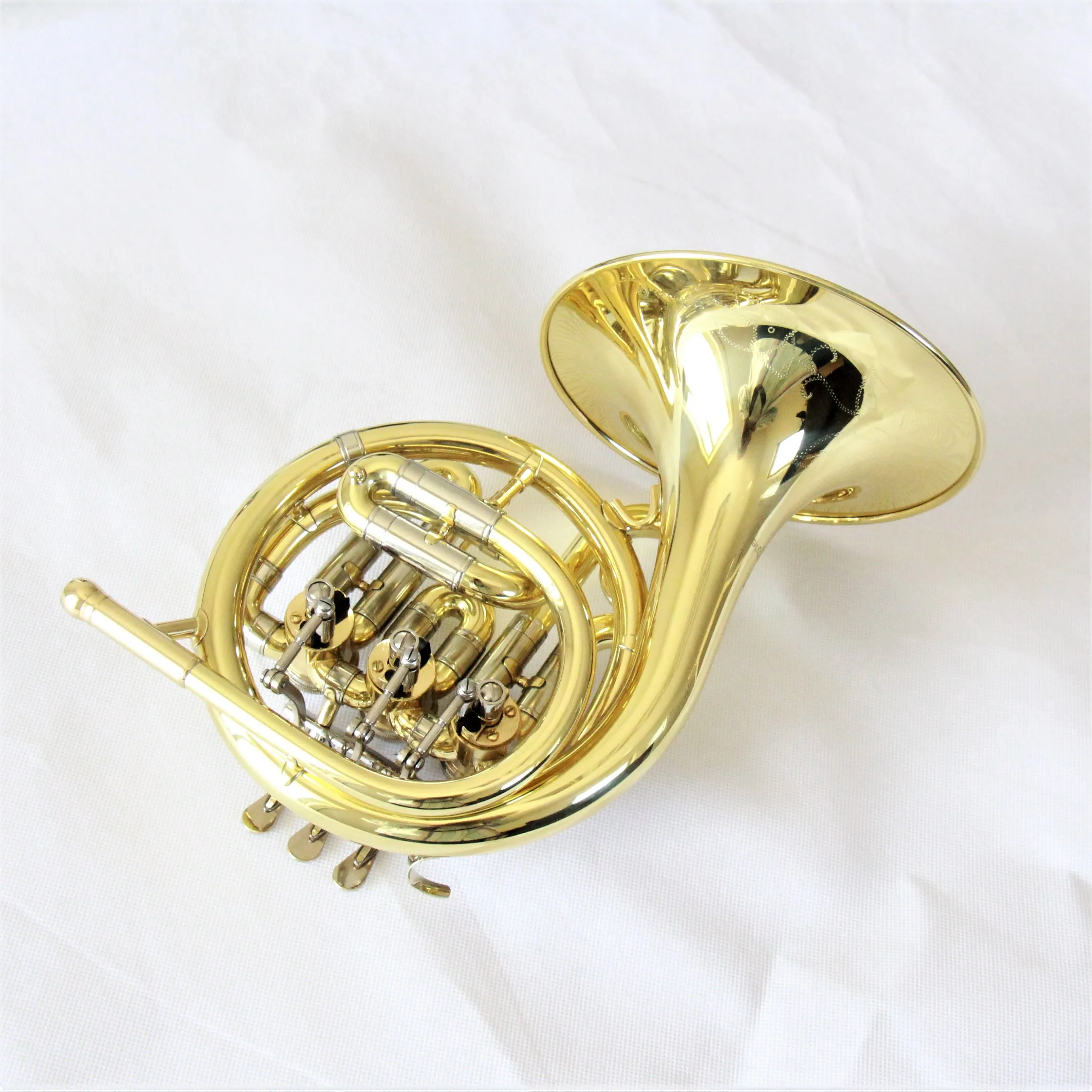 Wholesale french horn instrument special popular piccolo french horn for sale HIGH F key french horn