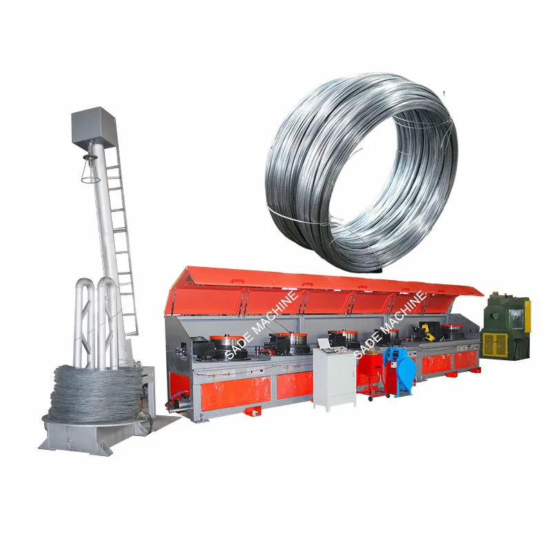 low carbon steel straight line wire  drawing machine for binding wire