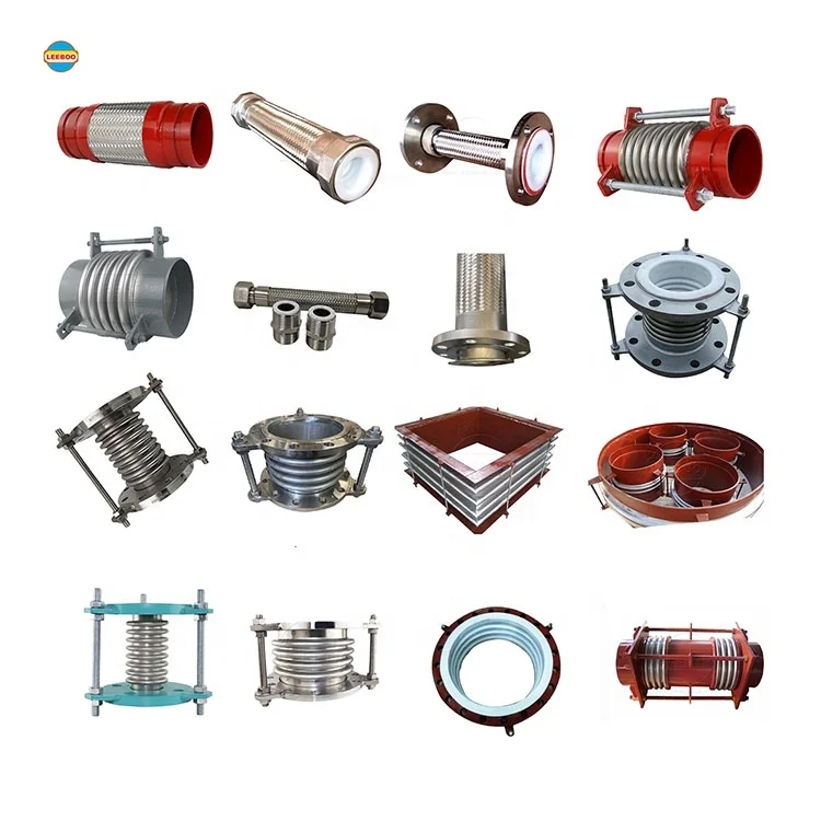 High temperature resistant industrial gas thermal pipe welded flexible stainless metal expansion joint corrugated metal bellows