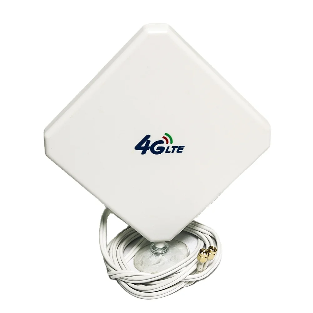 35dB 4G wifi Antenna dual connectors Signal Booster Repeater LTE Amplifier dual connector 35dbi 3g 4g lte ts9 crc9 antenna